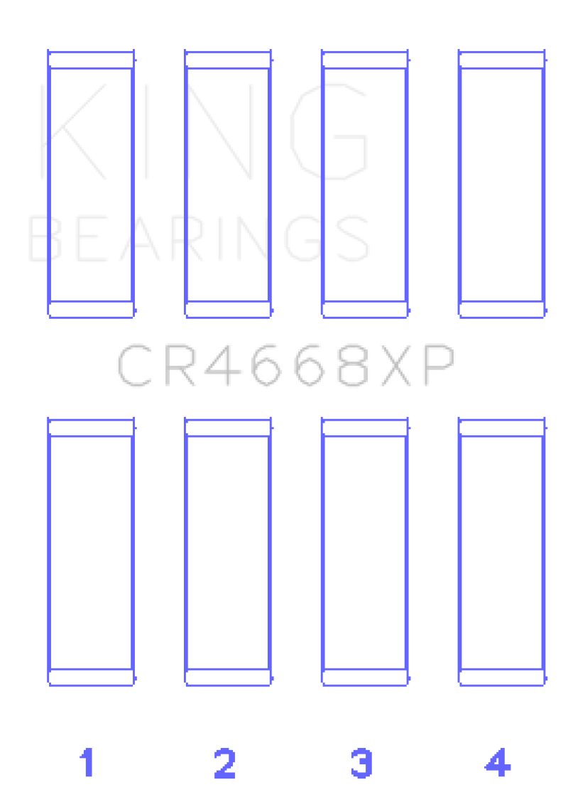 King 08-09 Chrysler Caliber SRT4 / Mitsubishi/Hyundai/Kia World Engine Connecting Rod Bearing Set