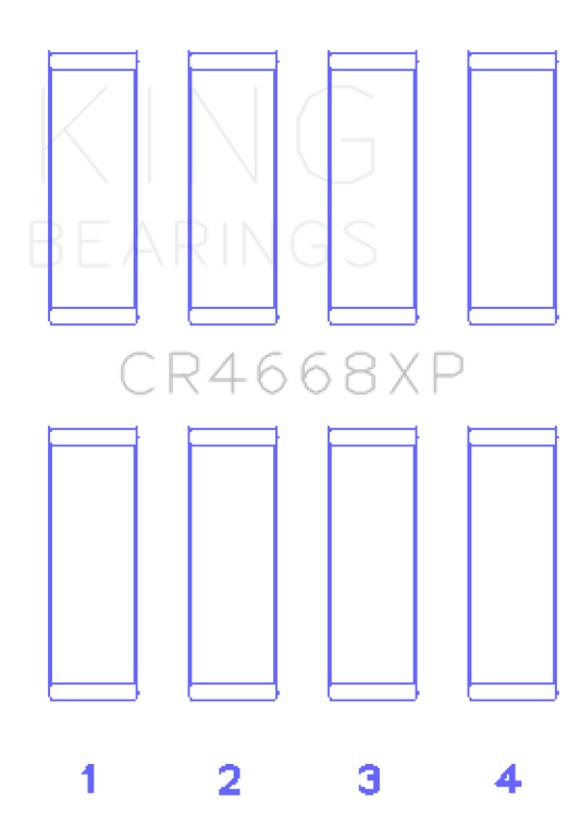 King 08-09 Chrysler Caliber SRT4 / Mitsubishi/Hyundai/Kia World Engine Connecting Rod Bearing Set