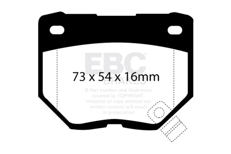 EBC 89-95 Nissan Skyline (R32) 2.6 Twin Turbo GT-R Bluestuff Rear Brake Pads