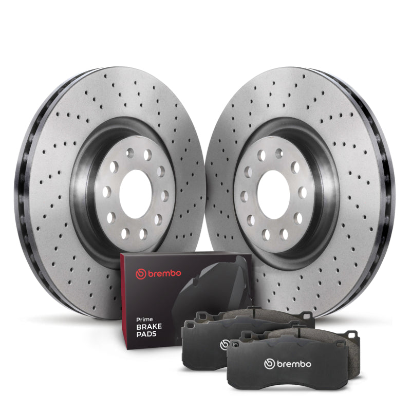 Brembo OE 15-20 Audi A3 Quattro/S3/15-19 Golf R/15-21 GTI/19-21 Jetta Front Disc Brake Kit