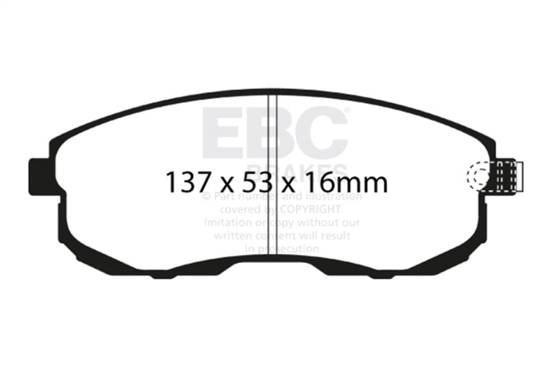EBC 02-03 Infiniti G20 2.0 Ultimax2 Front Brake Pads