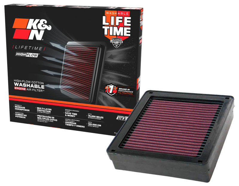 K&N 03-06 Lancer Evo 8/9 Drop In Air Filter