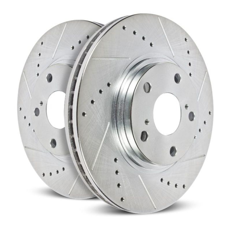 Power Stop 07-09 Chrysler Aspen Rear Evolution Drilled & Slotted Rotors - Pair