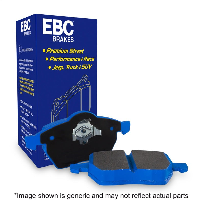 EBC 14+ Chevrolet Corvette Stingray (C7) 6.2 (Z51 Performance Package) Bluestuff Front Brake Pads