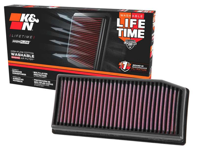 K&N 2011 Renault CLI IV 0.9L Replacement Drop In Air Filter